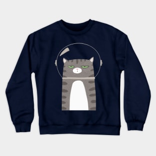 Space Cat Crewneck Sweatshirt